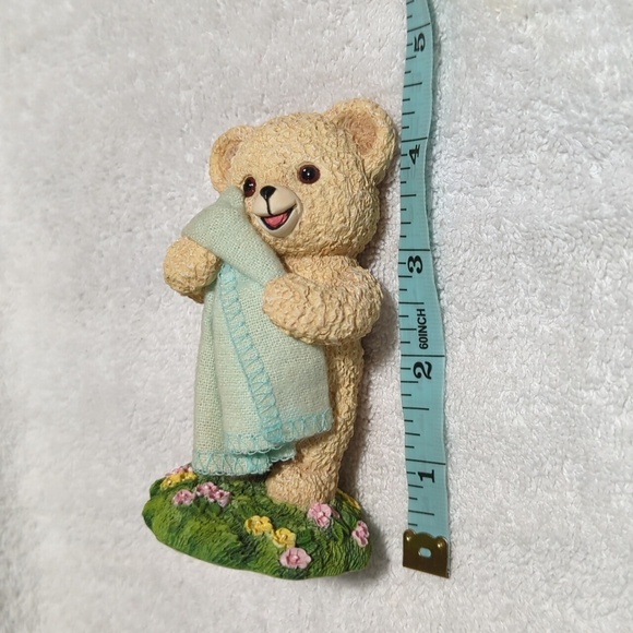 Snuggle I Want To Be Your Snuggle Bear Resin Figurine - Vintage 1998 - Picture 9 of 10